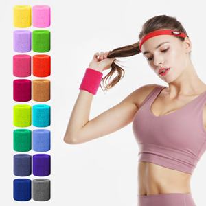 Cómodas Muñequeras Deportivas de Poliéster para Fútbol, Baloncesto, Running, Tenis, Soporte para Muñeca, Absorbentes - Product Image 3