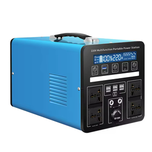 สถานีไฟฟ้าพกพาขายดี 756WH 1200W 220V แบตเตอรี่ LiFePo4 สำหรับตั้งแคมป์กลางแจ้ง - Product Image 5