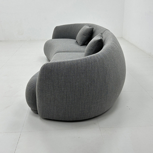 Foshan fabbrica soggiorno divano tavolo e sedie fornitura tessuto bianco divano sezionale personalizzato - Product Image 5