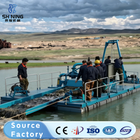 Draga de Succión de Arena Confiable de 14 Pulgadas con Capacidad de 350m3h para Minería de Arena en Construcción