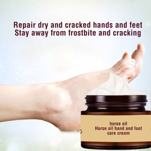 Crème pour les mains et les pieds à l'huile de <span class=keywords><strong>cheval</strong></span> OEM |   Hydratation profonde pour les fissures, les desquamations et les coups de froid - Product Image 1