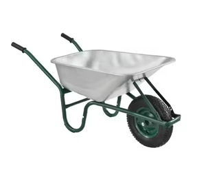 Carretilla de Jardín Resistente de 96L de Capacidad con Ruedas Neumáticas Sólidas Opcionales WB6414 para Uso en Construcción y Agricultura - Product Image 2