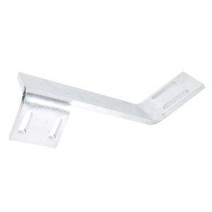 Support d'angle en L métallique estampé et plié sur mesure, en tôle galvanisée, pour montage, quincaillerie OEM pour meubles - Product Image 1