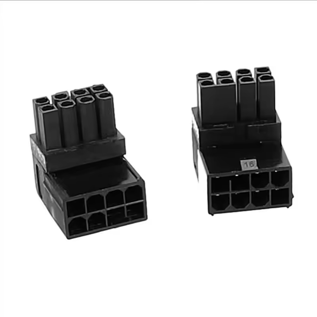 PCI-E GPU 8Pin Male to 8Pin Female 90 Degree Angled Power Adapter Steering Connector for Desktop PC Graphics Card