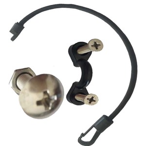 Accesorio para kayak, cuerda elástica con gancho y abrazadera, 6 mm, 44 cm, duradera, para lagos, ríos, uso recreativo - Product Image 2