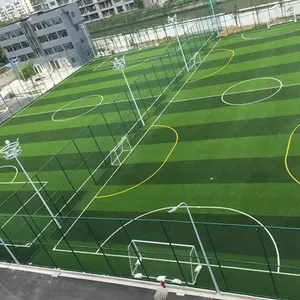 YAQI Kunstgras grüner Synthetigrass-Steppenaufsatz Panorama für Fußballfeld Sport Bodenbelag Fußball-Padelplatz