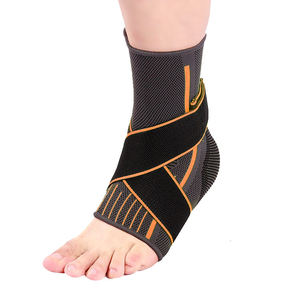 Adjustable Elastic Ankle Support Brace Wholesale Compression Ankle Sleeve with Comfortable Elastic Straps - Product Image 5