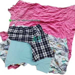 Strong Dark Color Mixed T Shirt Rag Recycled 100% Cotton Rags Cleaning <b>Wiping</b> Rags for <b>Industry</b> - Product Image 4