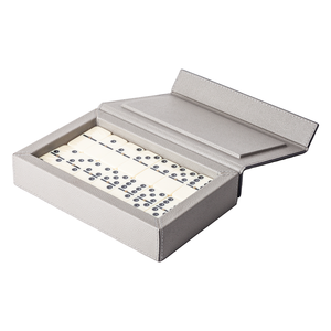 <span class=keywords><strong>Juego</strong></span> de <span class=keywords><strong>dominó</strong></span> de cuero de diseñador de lujo personalizado de fábrica <span class=keywords><strong>Juego</strong></span> de cuero para la familia - Product Image 6