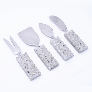 Multifunctional <b>Cheese</b> <b>Knife</b> <b>Set</b> With Stone Handle Stainless Steel Blade Durable <b>Cheese</b> Tools For Serving And Cutting Tools - Product Image 1