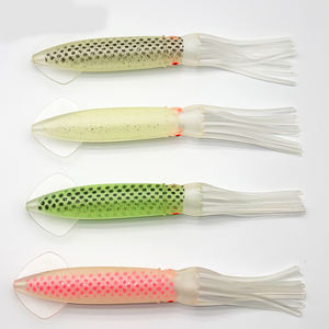 Señuelos de Pesca de Calamar Luminosos, Faldas de Pulpo de Plástico Suave de 22cm, Venta al Por Mayor - Product Image 1