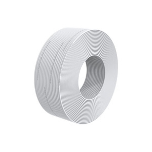 Cable de Fibra Óptica Plano para Interiores, 4 Núcleos, Blanco, Rollo de 500m, para Cableado de Edificios, Baja Pérdida, Transmisión Estable - Product Image 1