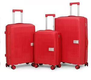 Mükemmel yeni stil PP sert bagaj bavul setleri Hardshell Spinner bagaj dayanıklı genişletilebilir pp malzeme bavul üzerinde taşımak - Product Image 4