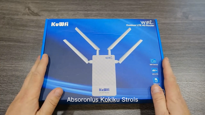 Ip65 5g Router Kuwfi 4G 5G Wifi Router with Outdoor Antenna - IP65 Waterproof