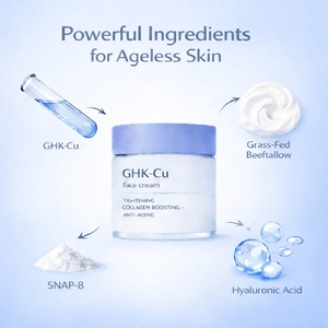 <span class=keywords><strong>Crema</strong></span> Facial GHK-CU SNAP-8 con Péptidos de Cobre y Sebo de Res, Multi-Péptidos, Ácido Hialurónico, <span class=keywords><strong>Reafirmante</strong></span> y Antiarrugas - Product Image 3