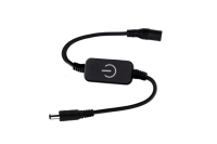 Interrupteur à distance sans fil RF, variateur de luminosité DC5V 12V, interrupteur RF en plastique réglable pour éclairage LED d'armoire