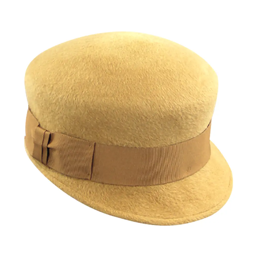 LiHua-chapeau en laine à motif écossais pour femme, personnalisé, en feutre, matériel de sécurité, Design populaire, vente en gros, collection 2020