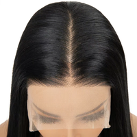 Perruque africaine 13x4 Lace Front ajustable avec base en soie transparente, pour femme, noire, bouclée Jerry Curl, frisée, résistante à la chaleur, synthétique complète