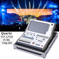 Console d'éclairage de scène Avolite Quartz Titan V18 V17.1 Tiger Touch I7 DMX 4 canaux