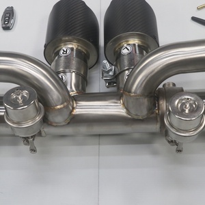 ระบบท่อไอเสียสมรรถนะสูง สแตนเลส 304 แบบ Axle Back สำหรับ Porsche 911 GT3 991.2/4.0L - Product Image 4