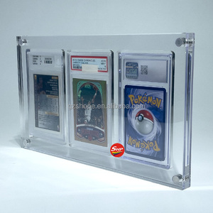 Espositore da Parete Personalizzato SHP in Acrilico per Carte Classificate PSA CGC BGS con Supporto a 1-9 Aperture Porta Carte Classificate in Plastica SGC - Product Image 2