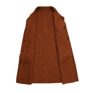 La fabbrica vende direttamente il più nuovo cappotto lungo al ginocchio autunnale con <span class=keywords><strong>Trench</strong></span> in pelle PU in <span class=keywords><strong>ecopelle</strong></span> - Product Image 5
