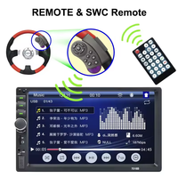Reproductor MP5 para Auto de 7 Pulgadas 1DIN, Venta al Por Mayor, Certificado CE FCC, Directo de Fábrica, MOQ Bajo, Compatible con Logotipo Personalizado OEM/ODM