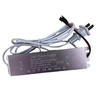 Lampu Dinding Super Tipis Outdoor 12V 24V Tahan Air LED Driver Switching Power Supply untuk Kotak Lampu Cermin Kamar Mandi