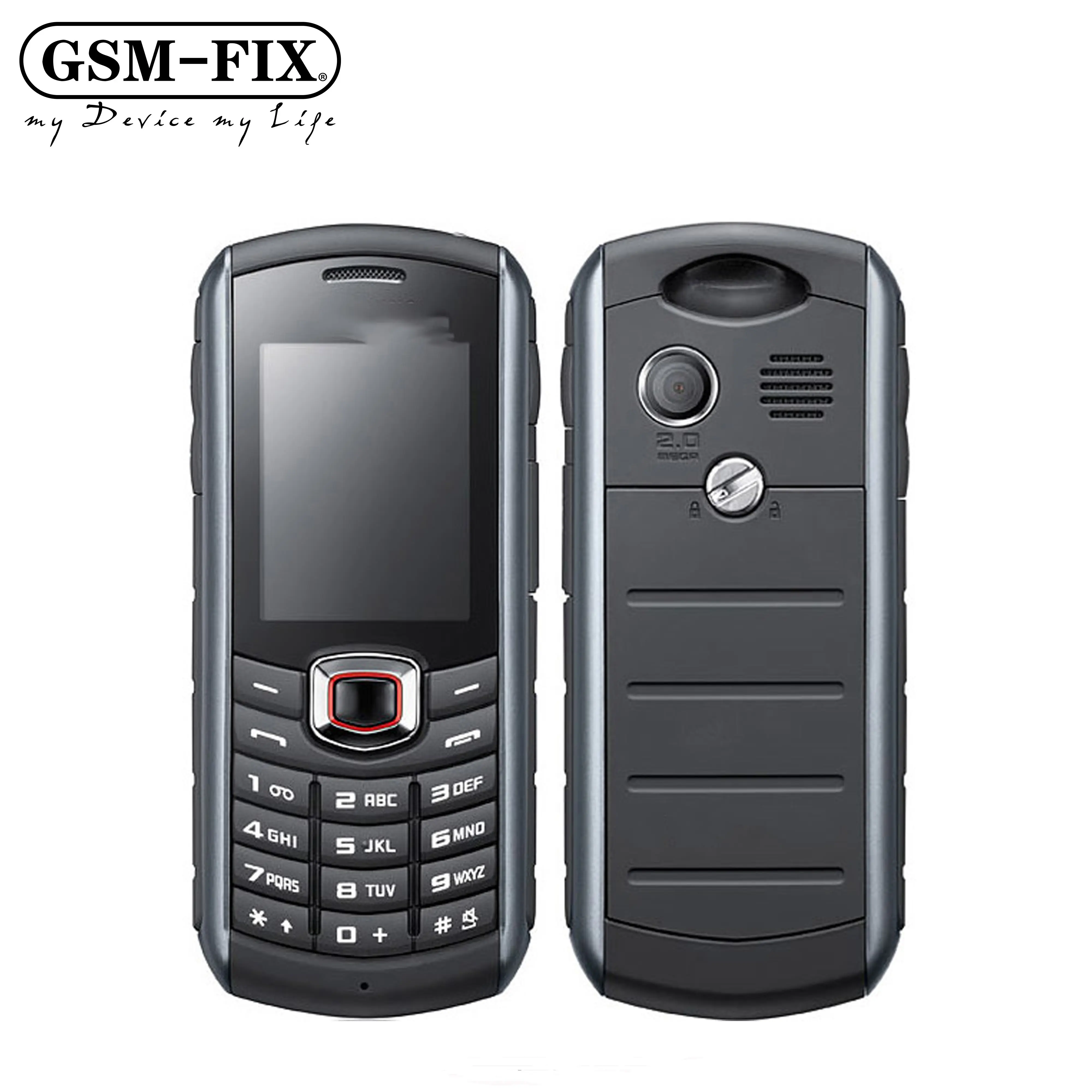 GSM-FIX pour Samsung Xcover 271 Original débloqué pour Samsung B2710 1300mAh 2MP GPS 2.0 pouces 3G téléphone portable étanche