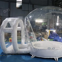 Dôme transparent en forme d'igloo géant en PVC gonflable pour fête d'enfants, ballons à bulles