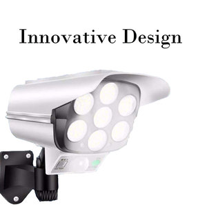 Năng lượng mặt trời lampe năng lượng mặt trời cảm biến chuyển động ánh sáng ngoài trời IP66 không thấm nước 77 LED máy ảnh Spotlight 10Watt vườn Pathway năng lượng mặt trời ánh sáng - Product Image 2