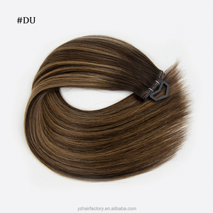 ผมต่อแบบไร้รอยต่อ Butterfly Genius Remy แท้ 100%  แบบ Skin Weft  มีรู  XO Weft - Product Image 5