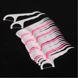 Fil dentaire en bâtonnets blancs et roses pour nettoyage interdentaire, outils d'hygiène buccale, lot de 30 pièces, fournitures dentaires - Product Image 3