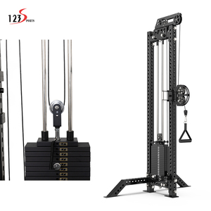 Estación de entrenamiento multifunción para ejercicios de tracción alta y <span class=keywords><strong>baja</strong></span> <span class=keywords><strong>con</strong></span> <span class=keywords><strong>polea</strong></span>, personalizada al por mayor, de un solo lado - Product Image 1