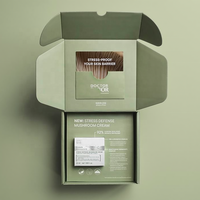 Embalaje de cosméticos personalizado de primera calidad Cajas de papel Kraft Cajas de cartón corrugado Caja de envío Caja de correo Logotipo impreso de lujo