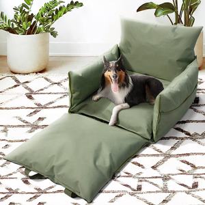 折りたたみ式オックスフォード犬用ショルダーバッグ居心地の良いキャンバス車用ベッドマット小型動物旅行快適な持ち運びソリューション - Product Image 1