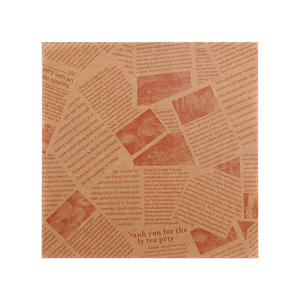 Papier d'emballage double face en papier ciré anti-graisse jetable pour sandwichs, tacos, burgers, impression personnalisée pour usage alimentaire et stockage du sucre - Product Image 5