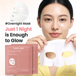 Masque facial au collagène OEM ODM, formule probiotique sûre pour les peaux sensibles, hydratation intense, minimisation des pores, effet transparent instantané. - Product Image 5