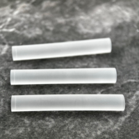 Lentille convexe en saphir TOP OPTC OEM pour endoscope, 6,55*46mm, haute transparence, autoclavable, revêtement antireflet, garantie 3 ans