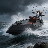 Plateforme de recherche marine avancée, bateau autonome multi-capteurs pour la prospection en eaux profondes