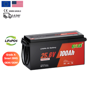 ESG stok AS LiFePo4 paket baterai 12.8V/25.6V 100Ah 200AH pintar BMS 6000 siklus isi ulang baterai Lithium casing ABS - Product Image 2