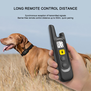 ปลอกคอสัตว์เลี้ยงไฟฟ้าช็อตแบบชาร์จไฟได้ใช้ง่ายไล่กันน้ำฝึกป้องกันการเห่า - Product Image 4