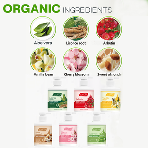 ओम गंध 400 मिलीलीटर एलो वेरा लिकोरिस रूट आर्बुटिन शरीर लोशन गहरी मॉइस्चराइजिंग पोषण पोषण - Product Image 6