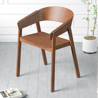 Chaise de salle à manger en bois massif avec dossier moderne, fauteuil pour la maison, café, salon de thé, style décontracté et simple