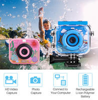 1080P Hd 30M Onderwater Outdoor Waterdichte Camera Met Standaard 2.0inch Digitale Camera voor Kinderen Cartoon Cadeau Kerstcadeaus