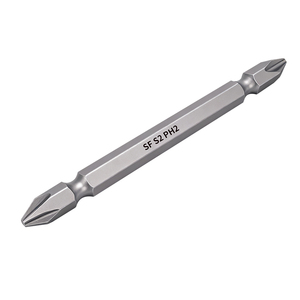 Puntas de Destornillador de Doble Extremo S2 PH2 25/65/100/150 mm, Resistentes a Impactos, Magnéticas, Antideslizantes, para Destornilladores de Impacto - Product Image 1