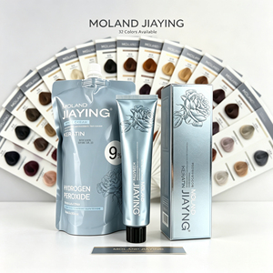 JiaYing Permanent 100ml Crème Colorante Capillaire Noire Sans Ammoniaque Couvrance Gris Salon pour Malaisie Vietnam Singapour Thaïlande - Product Image 3