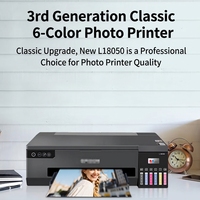 Imprimante photo Epson EcoTank L18050 A3+ 6 couleurs sans fil avec réservoir d'encre, compatible avec l'impression de CD/DVD et de cartes d'identité PVC
