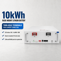 Modul Baterai LiFePO4 Rakit di Rak dengan BMS Cerdas untuk Sistem Penyimpanan Energi Rumah, Inverter Hibrida Surya, dan PV Off-Grid