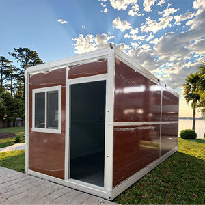 Maison préfabriquée haut de gamme en conteneur pliable, installation rapide de <span class=keywords><strong>cabine</strong></span> préfabriquée, bureau, dortoir, salle de stockage - Product Image 4